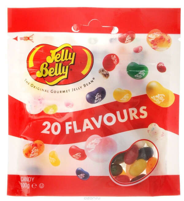 Jelly Belly Ассорти 20 вкусов драже жевательное