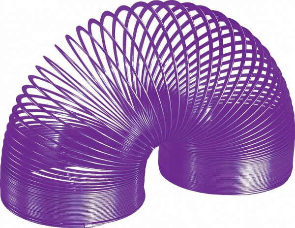 Цветная металлическая пружинка (Slinky) любого цвета