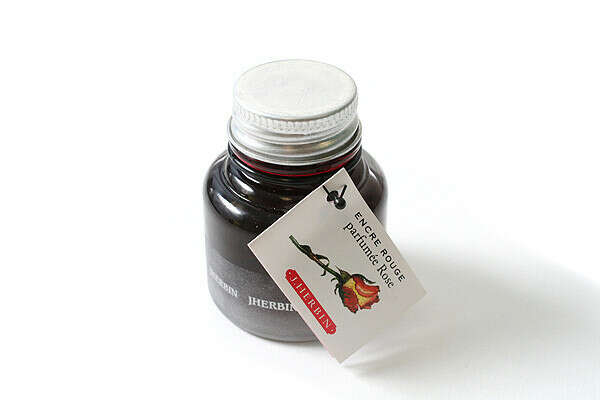 J. Herbin Scented Fountain Pen Ink in Rose Red