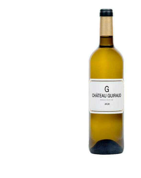 Французское вино Le "G" de Chateau Guiraud, Bordeaux Blanc Sec, 2020, Франция, 750 мл