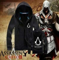 Толстовка Assassin&#039;s Creed (Ассасин Крид) черная