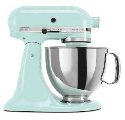 KitchenAid KSM150PSIC Artisan Series 5-Qt. Stand Mixer with Pouring Shield - Ice