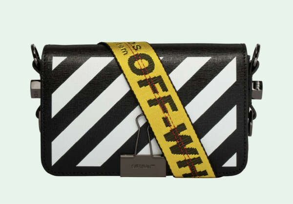 DIAG MINI FLAP BAG   Off-white