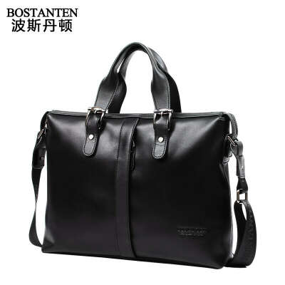 Genuine Leather Men Bag Briefcase