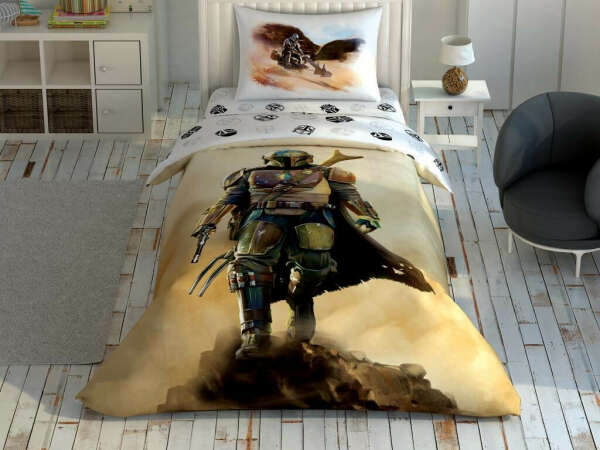 Односпальное постельное бельё с артами из Звездных Войн