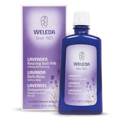 weleda lavender relaxing bath milk