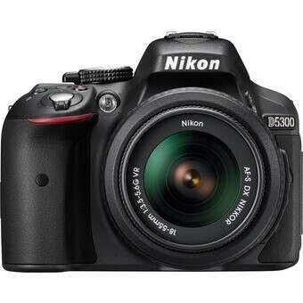 Nikon D5300 KIT 18-55 VR, черный, купить зеркальный фотоаппарат