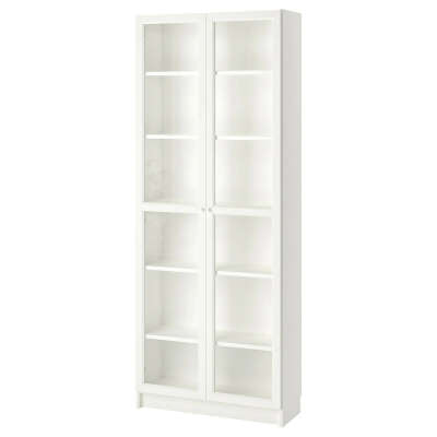 Купить Стеллаж БИЛЛИ/ОКСБЕРГ, белый, 80x30x202 см по выгодной цене в интернет-магазине - IKEA