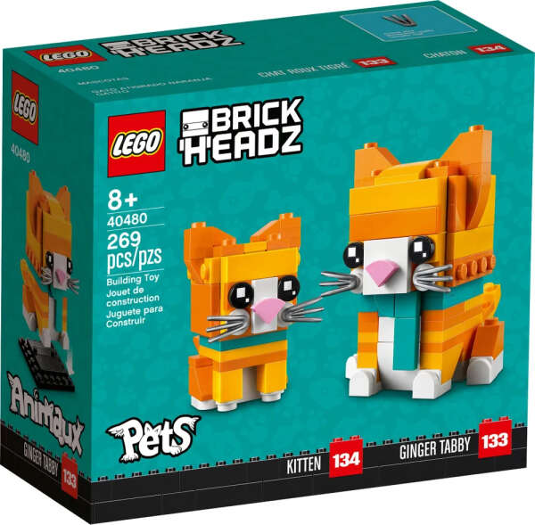 Конструктор Lego BrickHeadz Сувенирный набор Рыжий кот