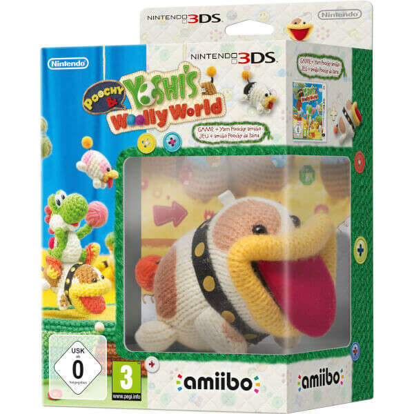 Poochy & Yoshi&#039;s Wooly World + amiibo Poochy для 3DS