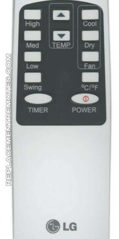 LG COV30332903 Air Conditioner Remote Control