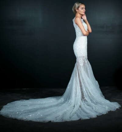 SHEILA – Stunning Lace Mermaid Wedding Dress