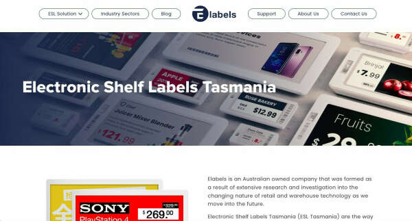 Electronic shelf edge labels