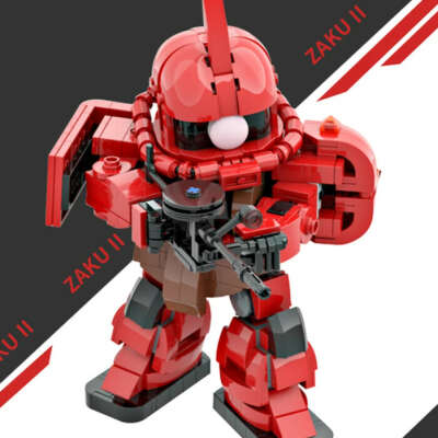 Фигурка ZAKU II MOC Китайский LEGO наше всё!