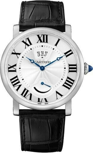 Rotonde de Cartier watch, Calendar Aperture and Power Reserve