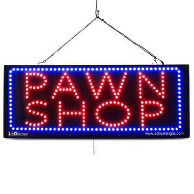 Pawn Shop - Large LED Window Sign (#2617)
