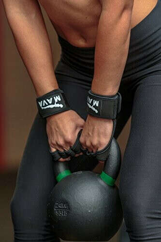 Mava Sports Training Gloves (Large, Black or Red)