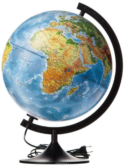 Globen Глобус Земли физико-политический с подсветкой диаметр 320 мм