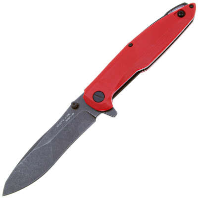 Складной нож Mr.Blade Convair Gen.2 blackwash сталь D2, рукоять Red G10