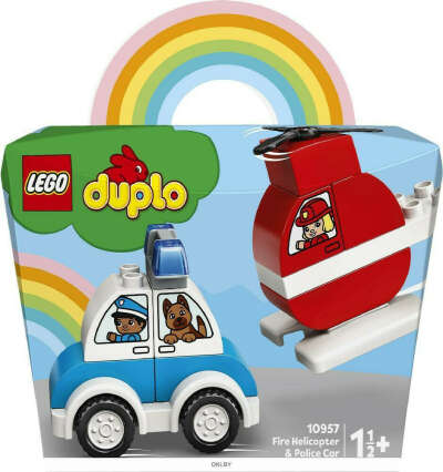 Lego Duplo My first Пожарный вертолёт и полицейский автомобиль 10957