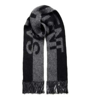 Saint Laurent Signature Knit Scarf