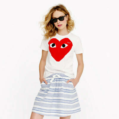 PLAY Comme des Garçons® red heart tee