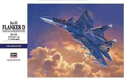 Hasegawa 01565 1/72 SU-33 Flanker D Model Kit