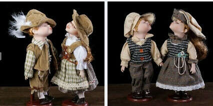 Набор из 2 коллекционных кукол "Парочка: Поцелуйчик"