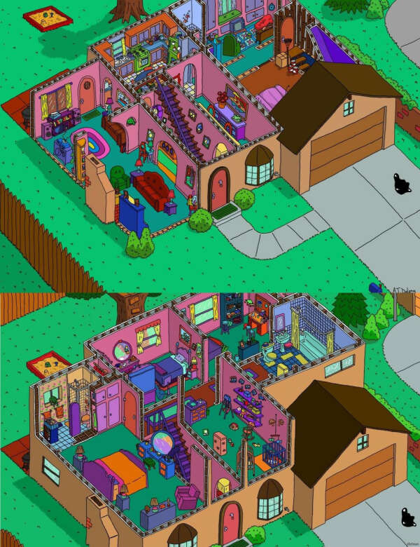 Дом как у Симпсонов