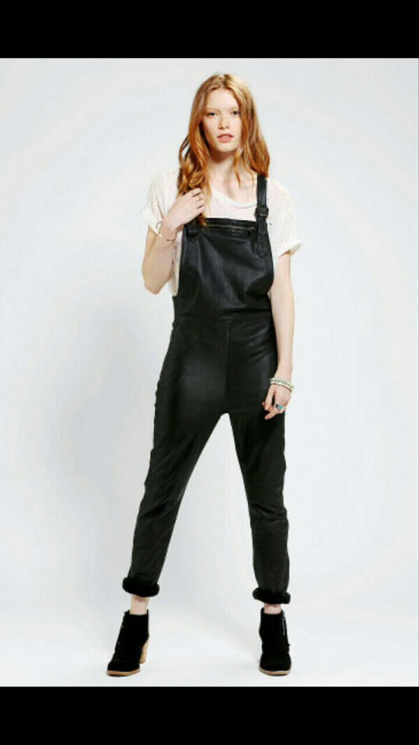 leather overall