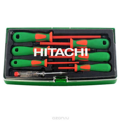 Набор изолированных отверток Hitachi, 7 предметов