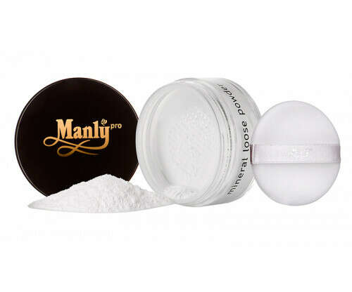 прозрачная минеральная пудра Manly Pro mineral loose powder