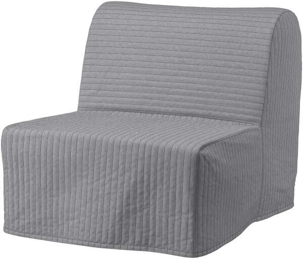 Кресло-кровать ИКЕА ЛИКСЕЛЕ/ЛЁВОС, 80 x 100 см, спальное место: 188х80 см, цвет: Книса серый