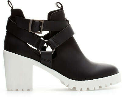 Zara Combination Track Ankle Boot