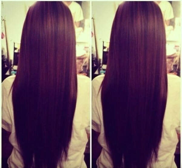 длинные волосы