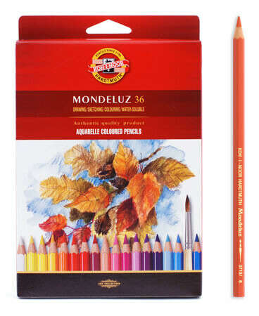 Акварельные карандаши koh-i-noor 36 цветов
