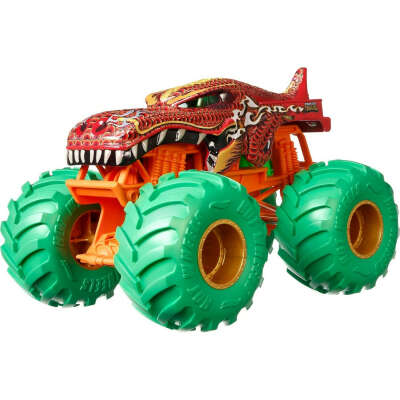 Машинка Hot Wheels Monster Tracks 1:24 Мега Рекс GJG75 - купить в интернет магазине Детский Мир в Москве и России, отзывы, цена, фото