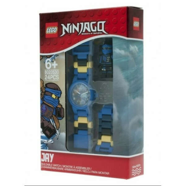 НАРУЧНЫЕ ЧАСЫ NINJAGO SKY PIRATES ДЖЕЙ С МИНИФИГУРКОЙ