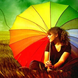 Радужный зонт.