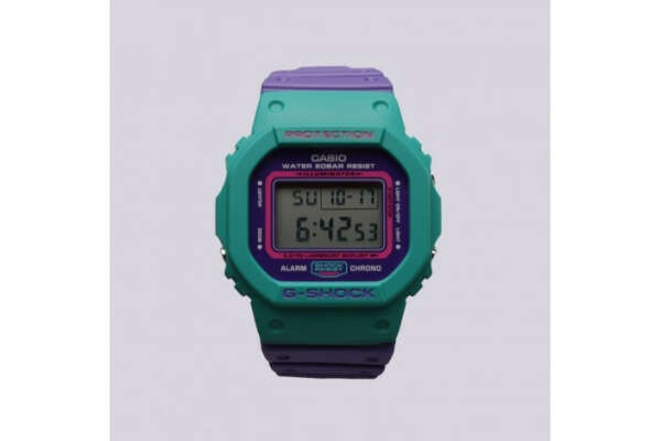 Купить  голубые часы G-Shock DW-5600TB от Casio (DW-5600TB-6E) по цене 8790 рублей в Sneakerhead