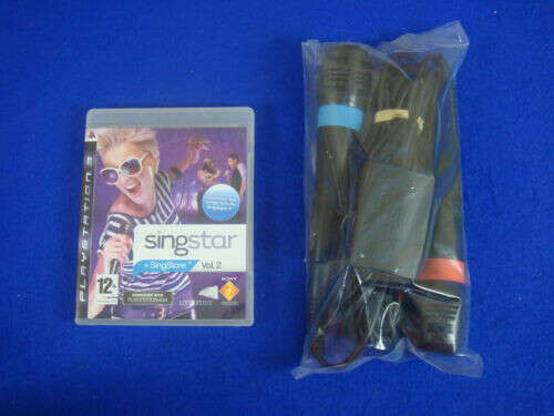 Подробные сведения о   ps3 SINGSTAR Vol 2 and Singstore + 2 Official Mics MIcrophones Playstation PAL