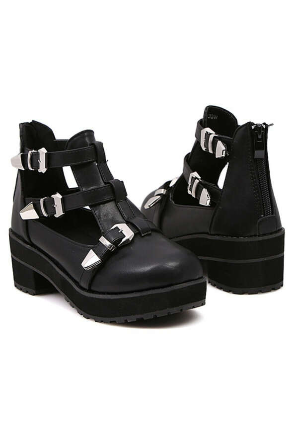 TED TRIPLE BUCKLE BOOTS
