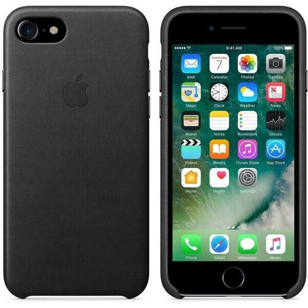 Leather Case Black (MMY52) for iPhone 7