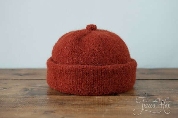 Red Monmouth Cap by Ye Olde Cappe