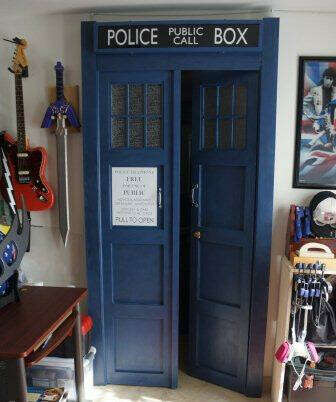 TARDIS BEDROOM DOOR