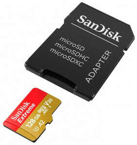 Карта памяти Sandisk Extreme 128 ГБ