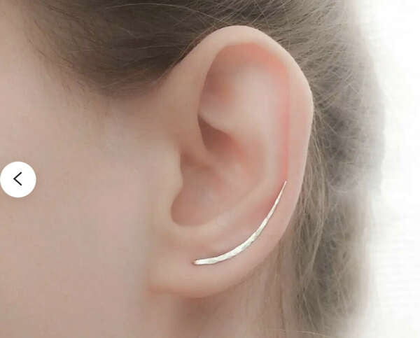Earrings Sterling Silver-Pair