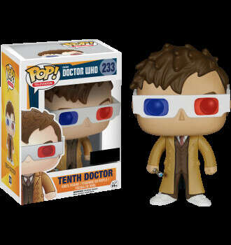 Funko POP 10th Doctor with 3D glasses