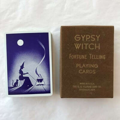 GYPSY WITCH FORTUNE TELLING PLAYING CARDS