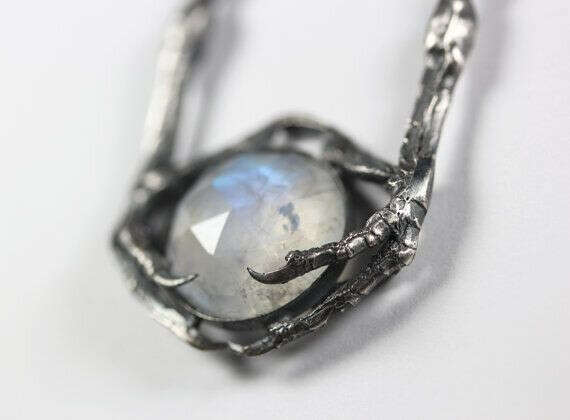 Bloodmilk Mini Nyx Moonstone Necklace